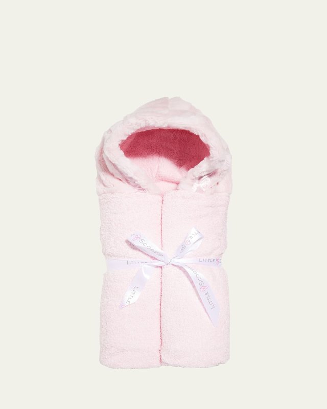 Girl's Plush Hooded Towel